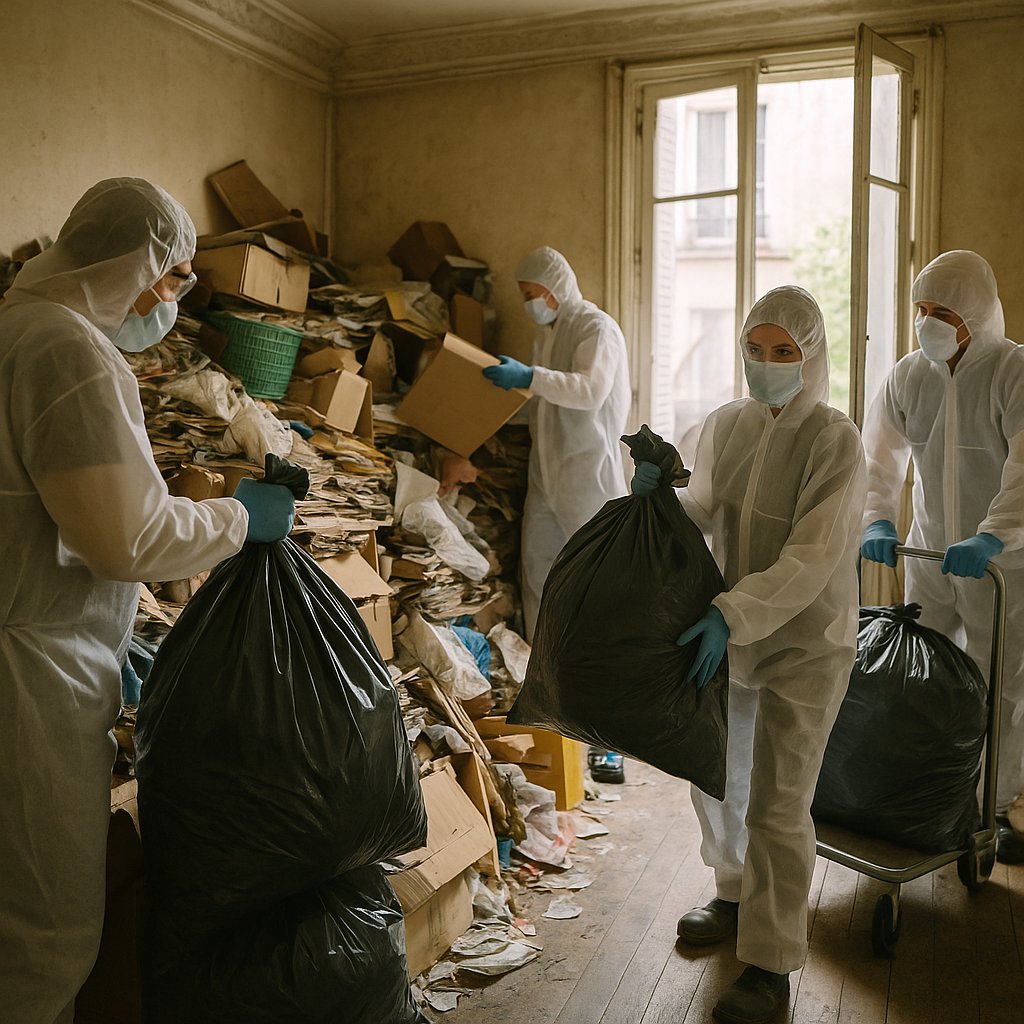 Nettoyage de logements insalubres et syndrome de Diogène