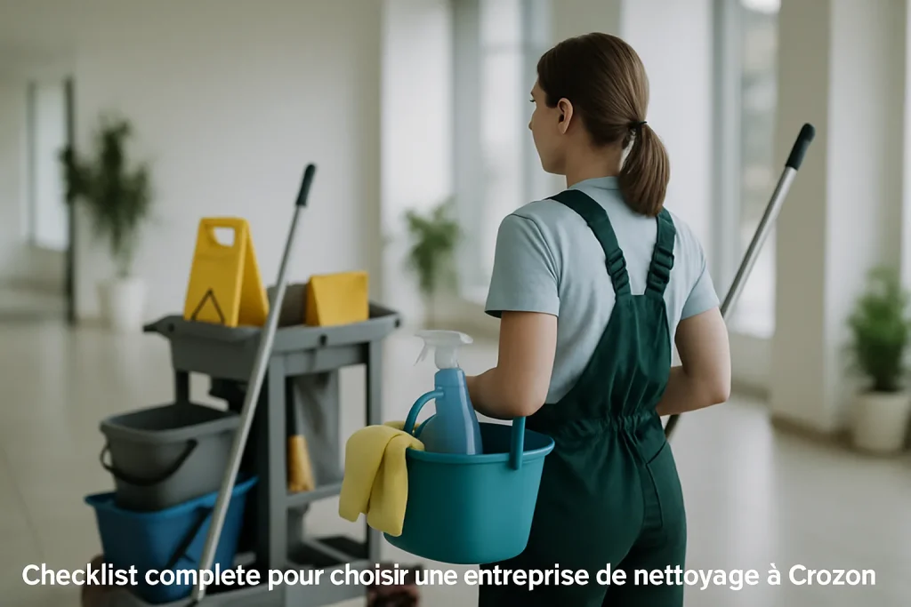 Un technicien de nettoyage à Crozon utilisant des outils modernes dans un appartement.